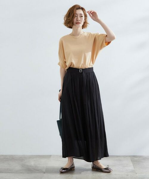 grove / グローブ カットソー | 【UVカット/ひんやり/二の腕カバー】タックドルマンプルオーバー | 詳細14