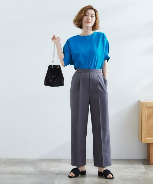 grove / グローブ カットソー | 【UVカット/ひんやり/二の腕カバー】タックドルマンプルオーバー | 詳細18