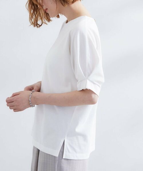 grove / グローブ カットソー | 【UVカット/ひんやり/二の腕カバー】タックドルマンプルオーバー | 詳細22