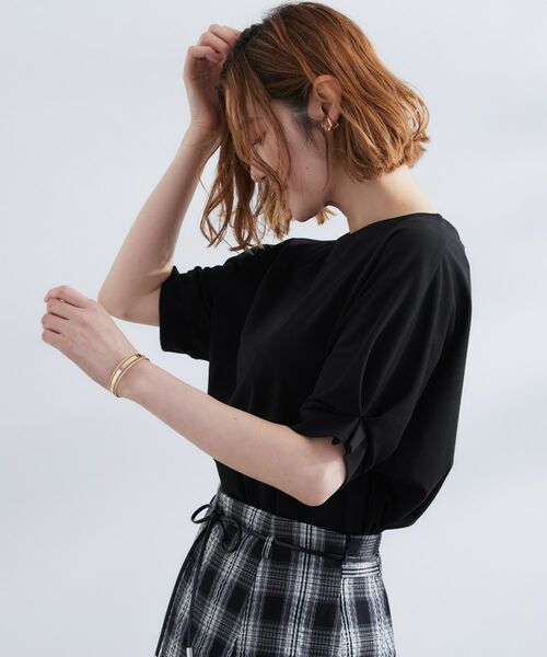 grove / グローブ カットソー | 【UVカット/ひんやり/二の腕カバー】タックドルマンプルオーバー | 詳細6