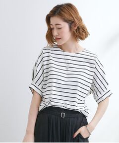 grove / グローブ カットソー | 【UVカット/ひんやり/二の腕カバー】タックドルマンプルオーバー