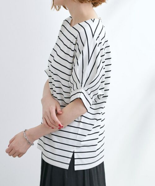 grove / グローブ カットソー | 【UVカット/ひんやり/二の腕カバー】タックドルマンプルオーバー | 詳細6