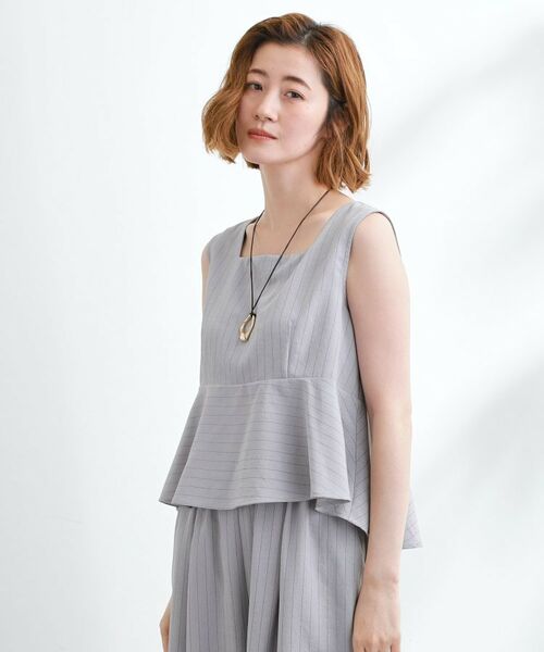 grove / グローブ サロペット・オールインワン | 1枚でお洒落見え ストライプドッキングサロペット | 詳細5