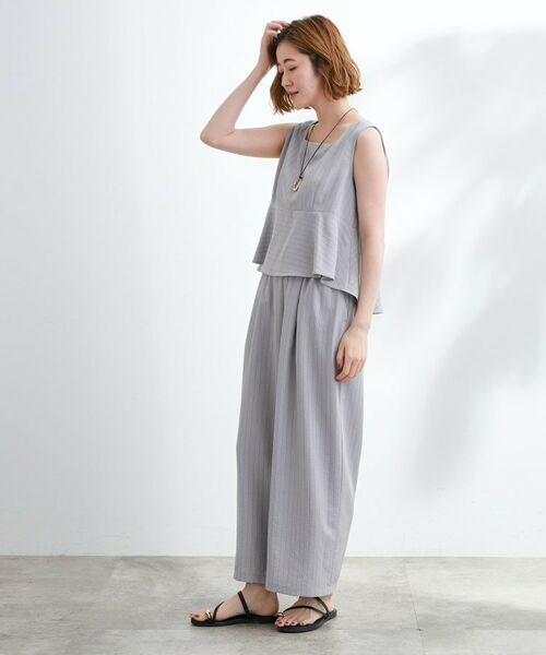 grove / グローブ サロペット・オールインワン | 1枚でお洒落見え ストライプドッキングサロペット | 詳細7