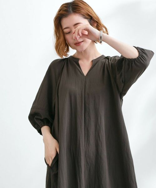 【ライアン✨】定価 46,200円❤️ダイアグラム✨サイズ36✨ワンピース セール】 お洒落で快適 ラグランスリーブワンピース （ロング