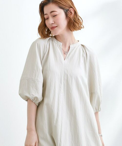 grove / グローブ ロング・マキシ丈ワンピース | お洒落で快適 ラグランスリーブワンピース | 詳細5