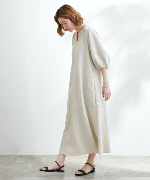 grove / グローブ ロング・マキシ丈ワンピース | お洒落で快適 ラグランスリーブワンピース | 詳細7