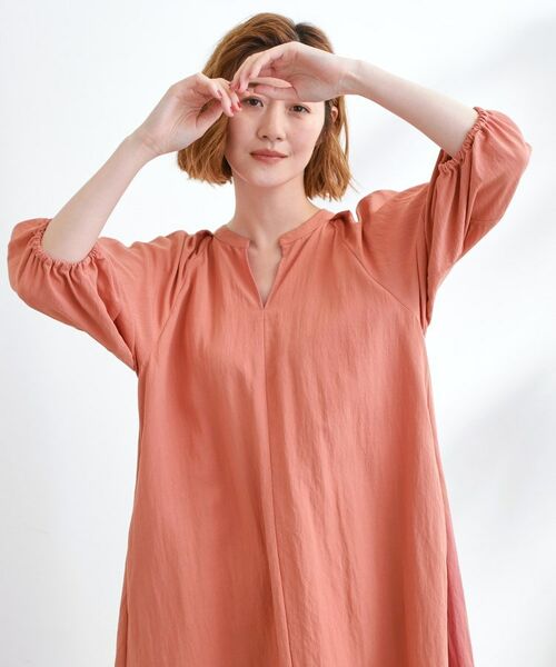 grove / グローブ ロング・マキシ丈ワンピース | お洒落で快適 ラグランスリーブワンピース | 詳細9