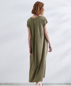 grove / グローブ ロング・マキシ丈ワンピース | 【冷感・UV】モクロディフレンチスリーブワンピース