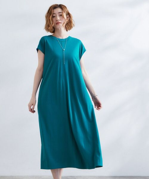 grove / グローブ ロング・マキシ丈ワンピース | 【冷感・UV】モクロディフレンチスリーブワンピース | 詳細10