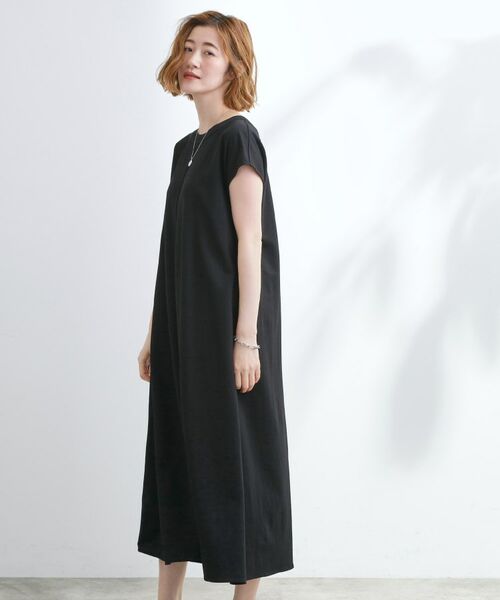 grove / グローブ ロング・マキシ丈ワンピース | 【冷感・UV】モクロディフレンチスリーブワンピース | 詳細14