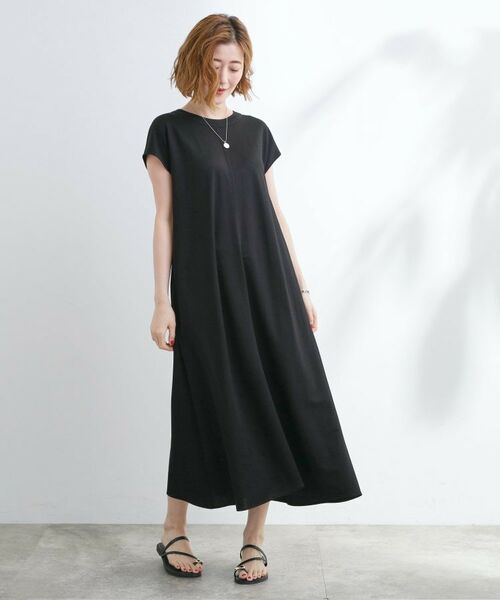 grove / グローブ ロング・マキシ丈ワンピース | 【冷感・UV】モクロディフレンチスリーブワンピース | 詳細16