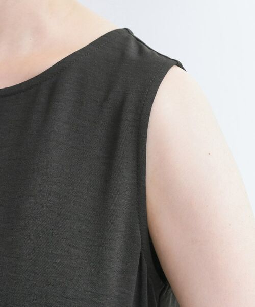 grove / グローブ ロング・マキシ丈ワンピース | 着回し◎夏に嬉しいSET　メッシュブラウス×フレアワンピース | 詳細22