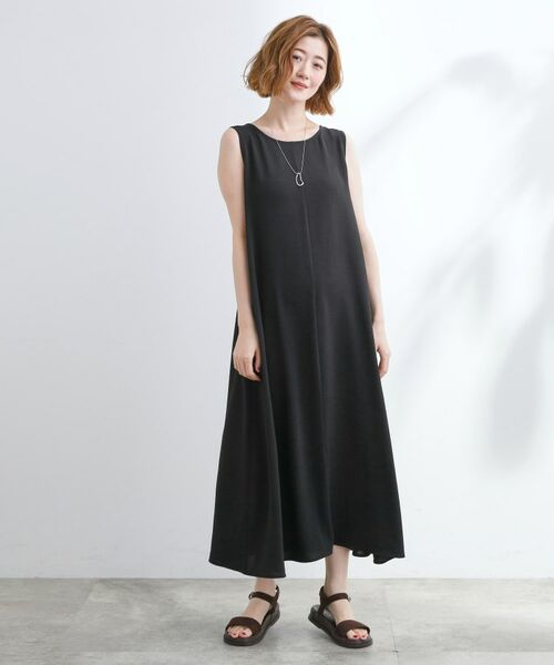 grove / グローブ ロング・マキシ丈ワンピース | 着回し◎夏に嬉しいSET　メッシュブラウス×フレアワンピース | 詳細6