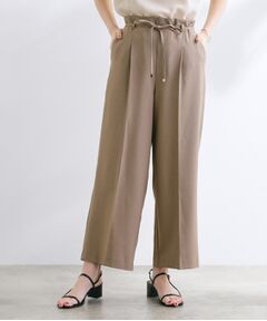 grove / グローブ ショート・ハーフ・半端丈パンツ | 美バランスが叶う　ハイウエストワイドパンツ