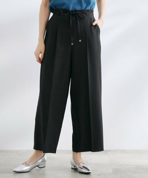 grove / グローブ ショート・ハーフ・半端丈パンツ | 美バランスが叶う ハイウエストワイドパンツ | 詳細5