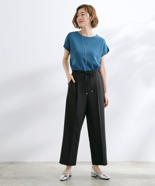 grove / グローブ ショート・ハーフ・半端丈パンツ | 美バランスが叶う ハイウエストワイドパンツ | 詳細6