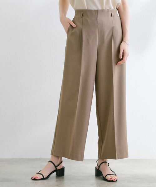 grove / グローブ ショート・ハーフ・半端丈パンツ | 美バランスが叶う ハイウエストワイドパンツ | 詳細9