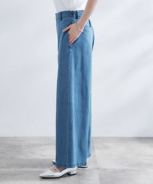 grove / グローブ デニムパンツ | 【冷感】ストレッチデニムワイドパンツ | 詳細10