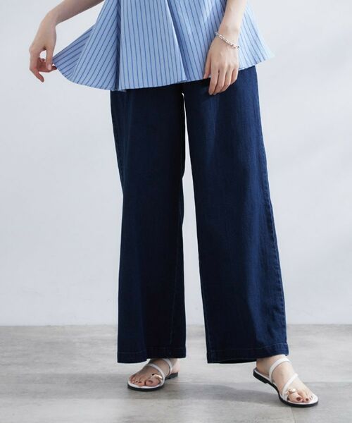 grove / グローブ デニムパンツ | 【冷感】ストレッチデニムワイドパンツ | 詳細5