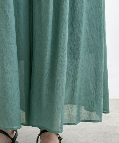 grove / グローブ ショート・ハーフ・半端丈パンツ | 【たっぷりギャザーで体型カバー】スカート見えの軽やかパンツ | 詳細19