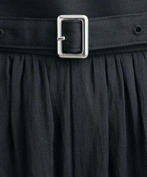 grove / グローブ ショート・ハーフ・半端丈パンツ | 【たっぷりギャザーで体型カバー】スカート見えの軽やかパンツ | 詳細4
