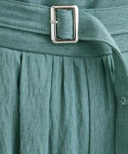 grove / グローブ ショート・ハーフ・半端丈パンツ | 【たっぷりギャザーで体型カバー】スカート見えの軽やかパンツ | 詳細8