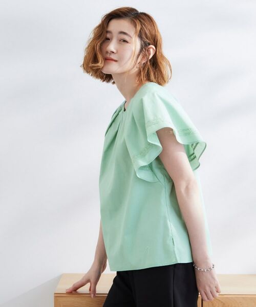 grove / グローブ シャツ・ブラウス | 【サスティナブル原料】涼し気フレアスリーブブラウス | 詳細10