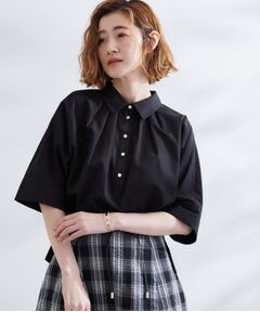 grove / グローブ シャツ・ブラウス | 【サスティナブル原料】衿付きドルマンタックシャツ