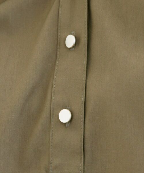 grove / グローブ シャツ・ブラウス | 【サスティナブル原料】衿付きドルマンタックシャツ | 詳細12