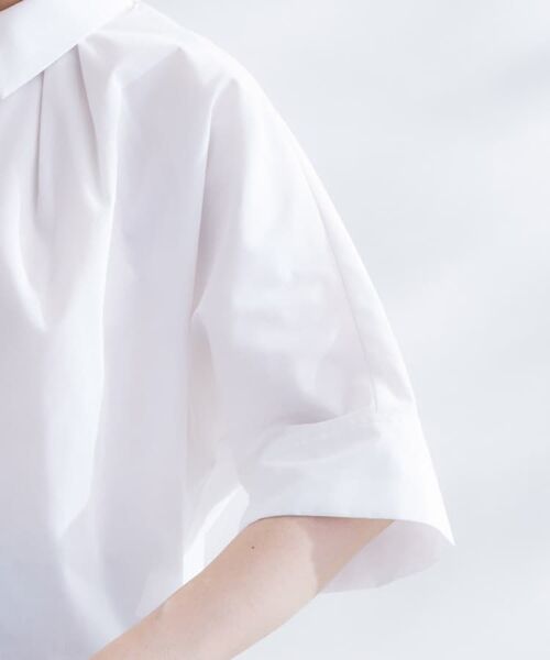 grove / グローブ シャツ・ブラウス | 【サスティナブル原料】衿付きドルマンタックシャツ | 詳細17