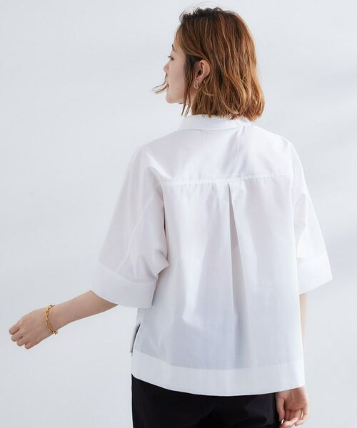 grove / グローブ シャツ・ブラウス | 【サスティナブル原料】衿付きドルマンタックシャツ | 詳細2