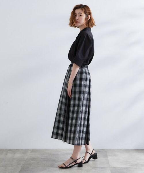 grove / グローブ シャツ・ブラウス | 【サスティナブル原料】衿付きドルマンタックシャツ | 詳細7