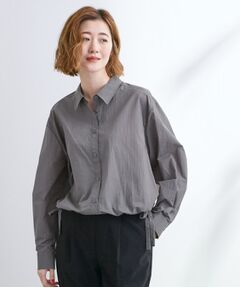 grove / グローブ シャツ・ブラウス | 【UVカット/洗える】クロップドシアーシャツ