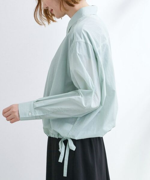grove / グローブ シャツ・ブラウス | 【UVカット/洗える】クロップドシアーシャツ | 詳細18