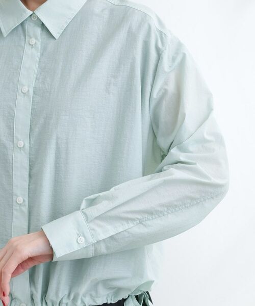 grove / グローブ シャツ・ブラウス | 【UVカット/洗える】クロップドシアーシャツ | 詳細22