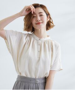 grove / グローブ シャツ・ブラウス | 【さらりと着られる/二の腕カバー】多機能ドルマンスリーブブラウス