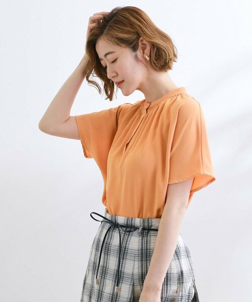 grove / グローブ シャツ・ブラウス | 【さらりと着られる/二の腕カバー】多機能ドルマンスリーブブラウス | 詳細10