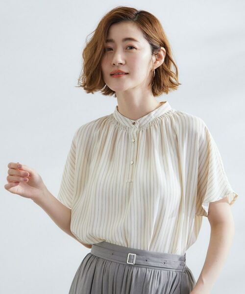 grove / グローブ シャツ・ブラウス | 【さらりと着られる/二の腕カバー】多機能ドルマンスリーブブラウス | 詳細13
