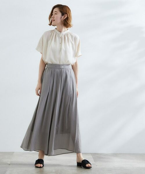 grove / グローブ シャツ・ブラウス | 【さらりと着られる/二の腕カバー】多機能ドルマンスリーブブラウス | 詳細14