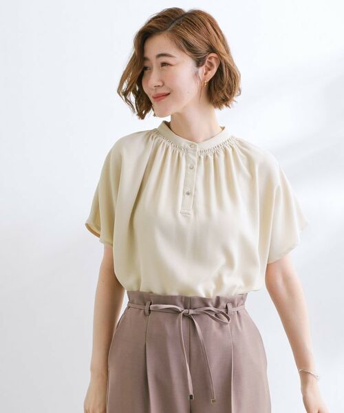 grove / グローブ シャツ・ブラウス | 【さらりと着られる/二の腕カバー】多機能ドルマンスリーブブラウス | 詳細5