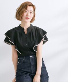 grove / グローブ シャツ・ブラウス | 【さらりと着られる】多機能フリルブラウス