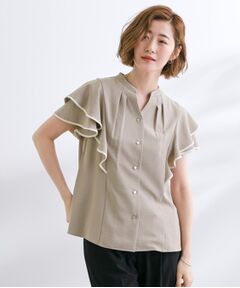 grove / グローブ シャツ・ブラウス | 【さらりと着られる】多機能フリルブラウス