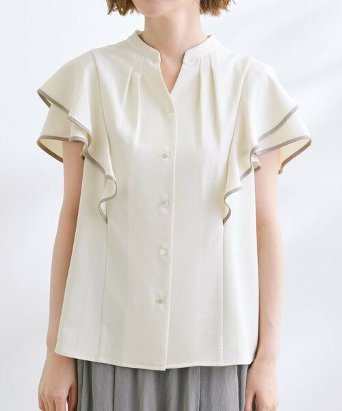 grove / グローブ シャツ・ブラウス | 【さらりと着られる】多機能フリルブラウス | 詳細17