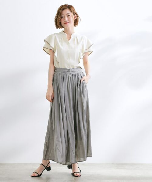 grove / グローブ シャツ・ブラウス | 【さらりと着られる】多機能フリルブラウス | 詳細3