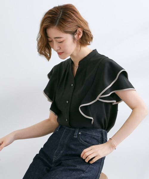 grove / グローブ シャツ・ブラウス | 【さらりと着られる】多機能フリルブラウス | 詳細5