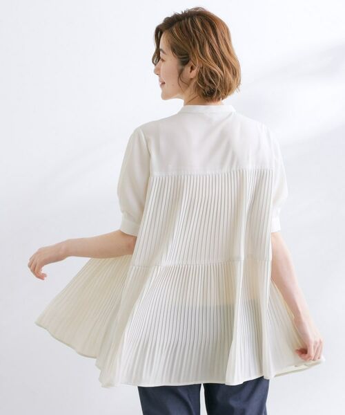 grove / グローブ シャツ・ブラウス | 【体型カバー】ラフに着たい　ティアードプリーツブラウス | 詳細2