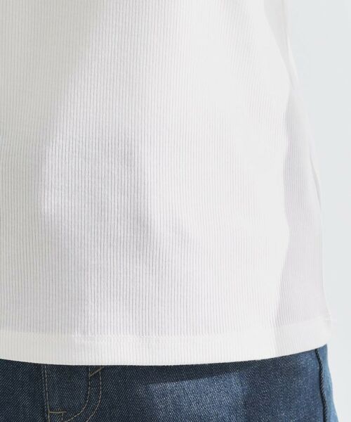 grove / グローブ カットソー | シアー切替ハイネックプルオーバー | 詳細22