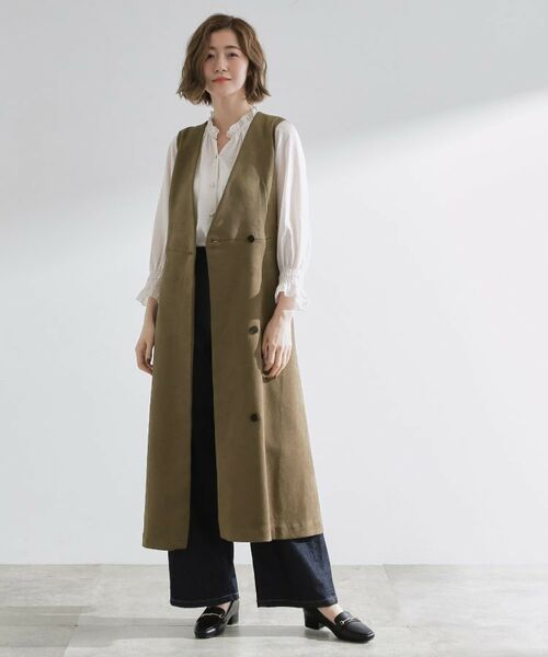 grove / グローブ ロング・マキシ丈ワンピース | 【2WAY】スウェード調ジレワンピース | 詳細11