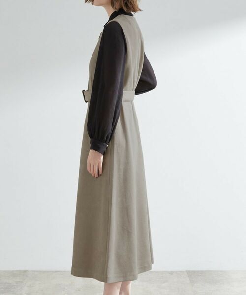 grove / グローブ ロング・マキシ丈ワンピース | 【2WAY】スウェード調ジレワンピース | 詳細20
